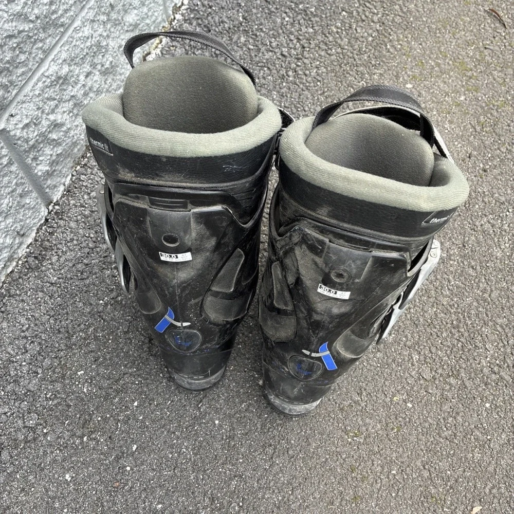 Salomon Performa Ski Boots Size 30 / US Men's 12.5 Black Silver Blue